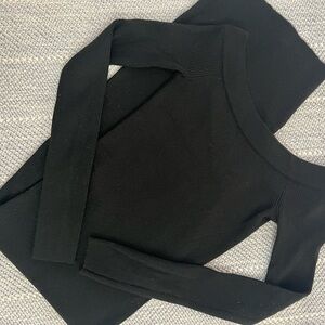 Great condition AllSaints black midi dress